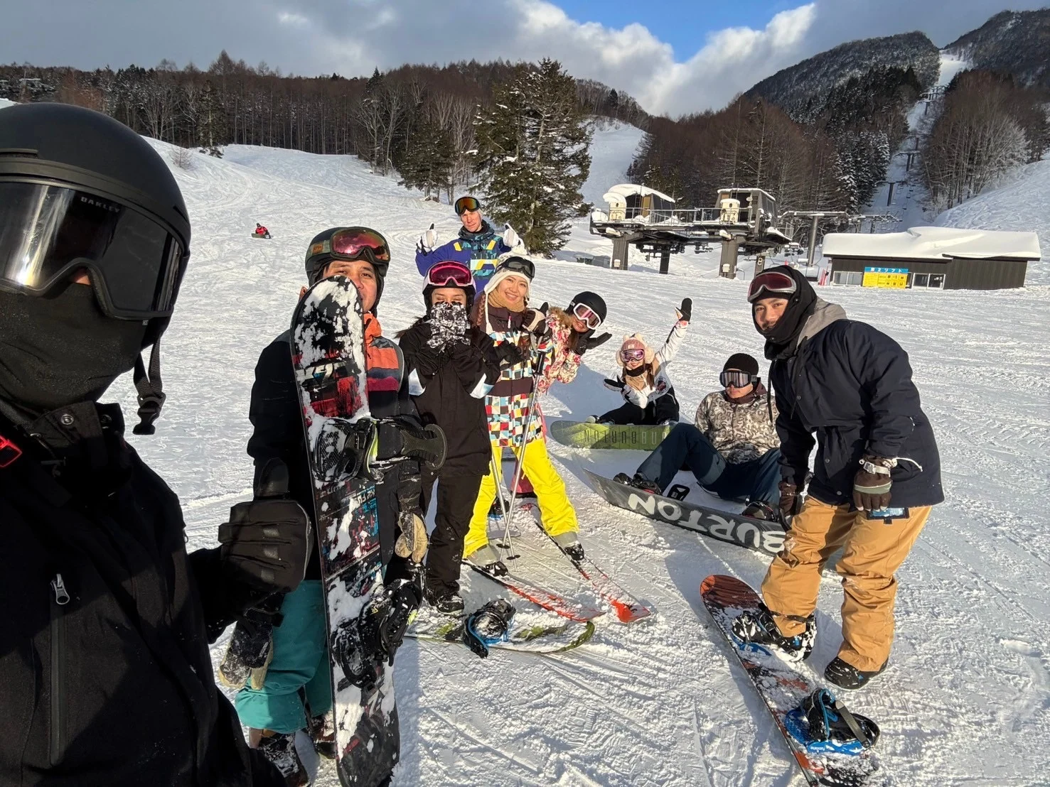 snowboarding